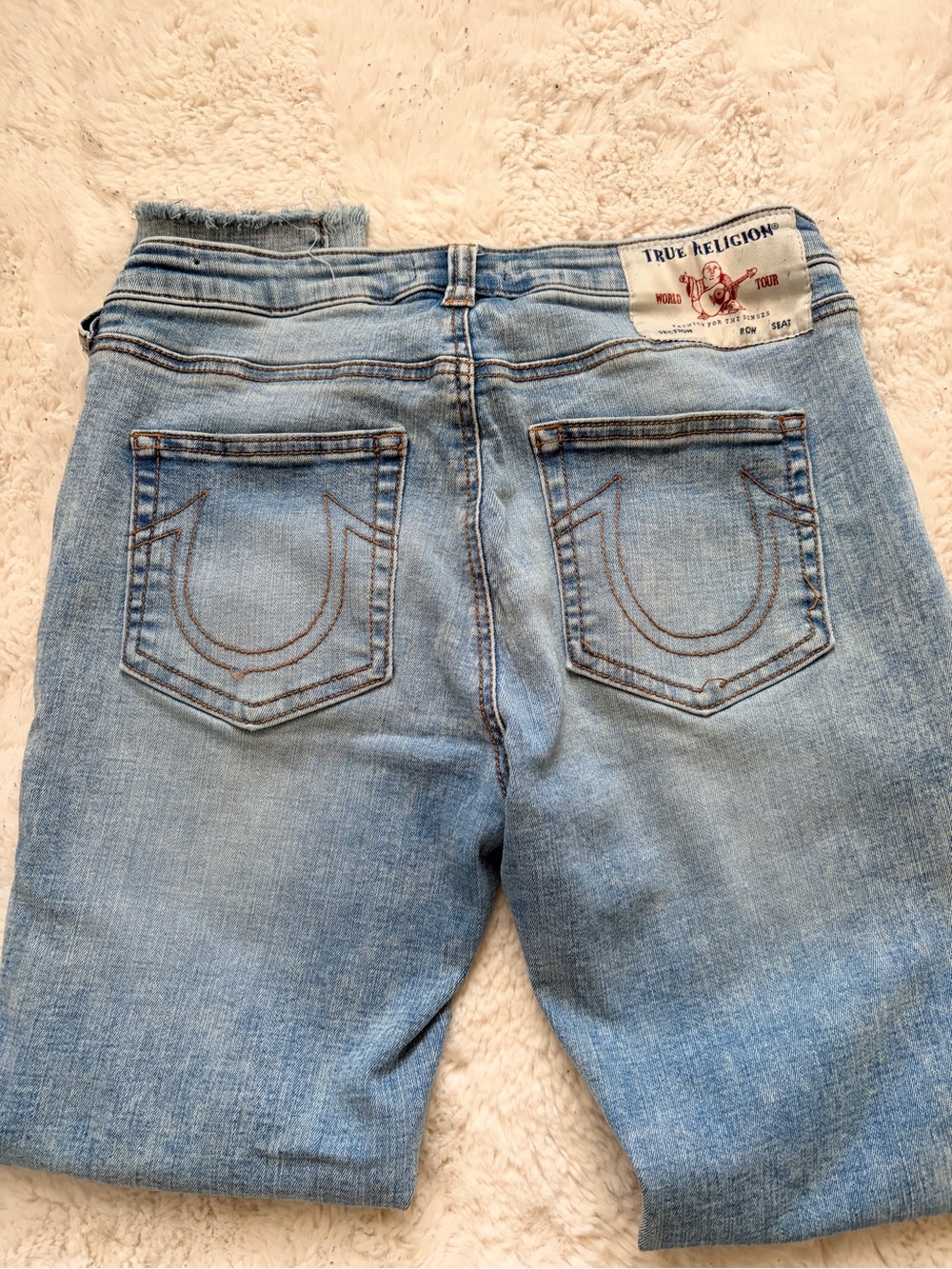 True Religion Women's Light Wash Skinny Jeans - Picture 2 of 6